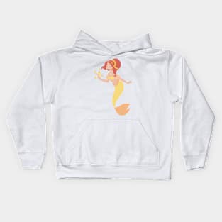 Pisces - Yellow Kids Hoodie